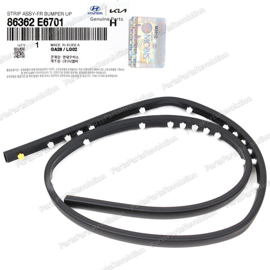 GENUINE Hyundai Front Grille Upper Rubber Seal for 2018-2019 Sonata