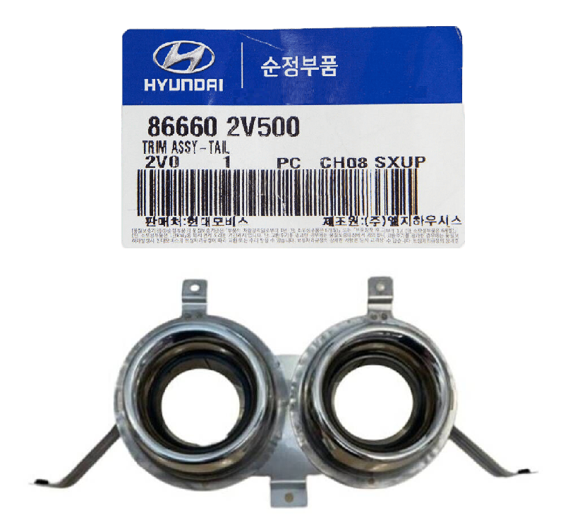 GENUINE 866602V500 Rear Bumper Exhaust Duct for Hyundai Veloster 2013-2017