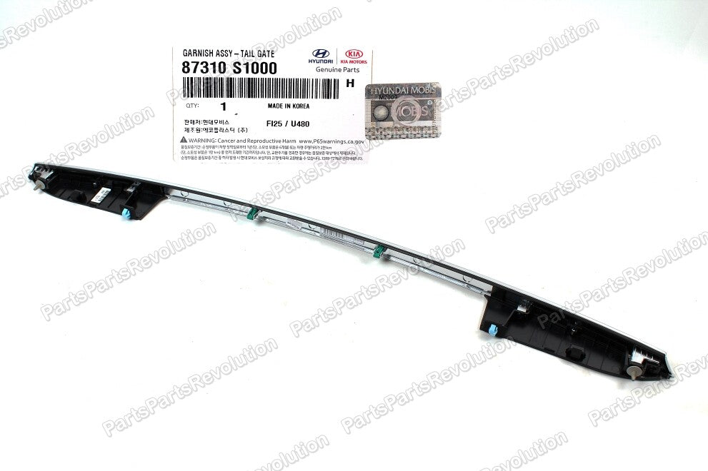 GENUINE Rear Tailgate Garnish Chrome for 2019 2020 Hyundai Santa Fe 87310S1000