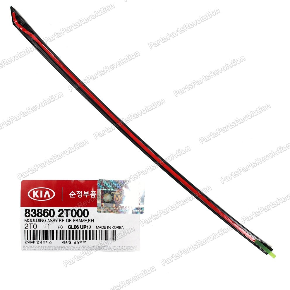 Door Frame Molding Chrome Rear Right 838602T000 for Kia Optima 11-16