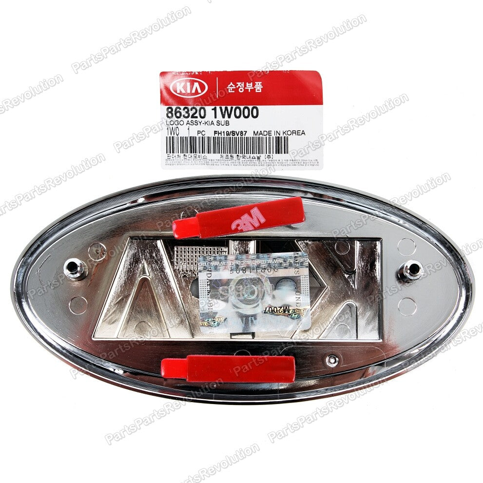 GENUINE Emblem Grille Kia Logo Front 863201W000 for Kia 2012-2015 Rio