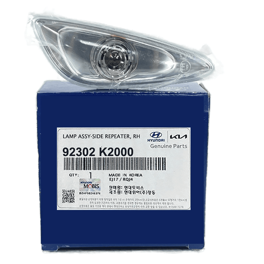 GENUINE 92302K2000 Right Side Reapeter Lamp for Hyundai Venue 2019-2020