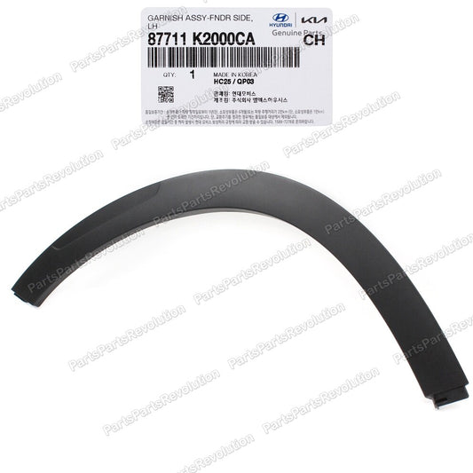 Fender Wheel Molding Front Left 87711K2000CA for Hyundai Venue 20-23