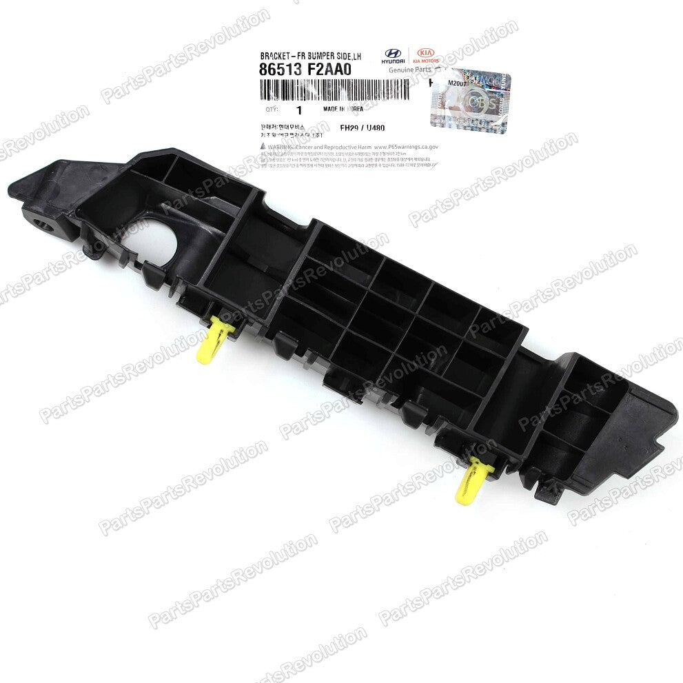 GENUINE Bumper Bracket Front Left 86513F2AA0 for Hyundai Elantra 19-20