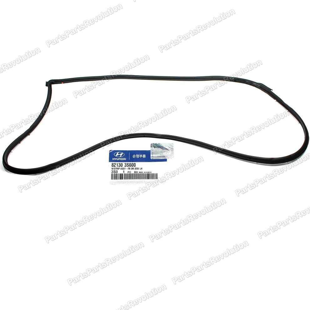 GENUINE Front Door Weather-Strip DRIVER for 11-15 Hyundai Sonata 821303S000