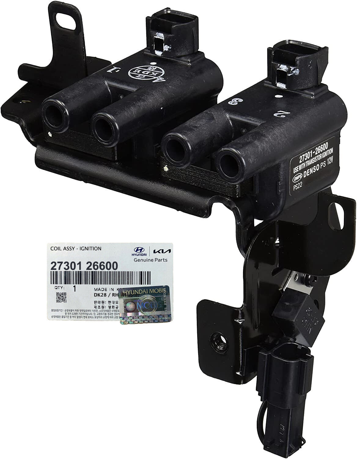 GENUINE 2730126600 Ignition Coil Assembly for Hyundai Accent 2001-2005