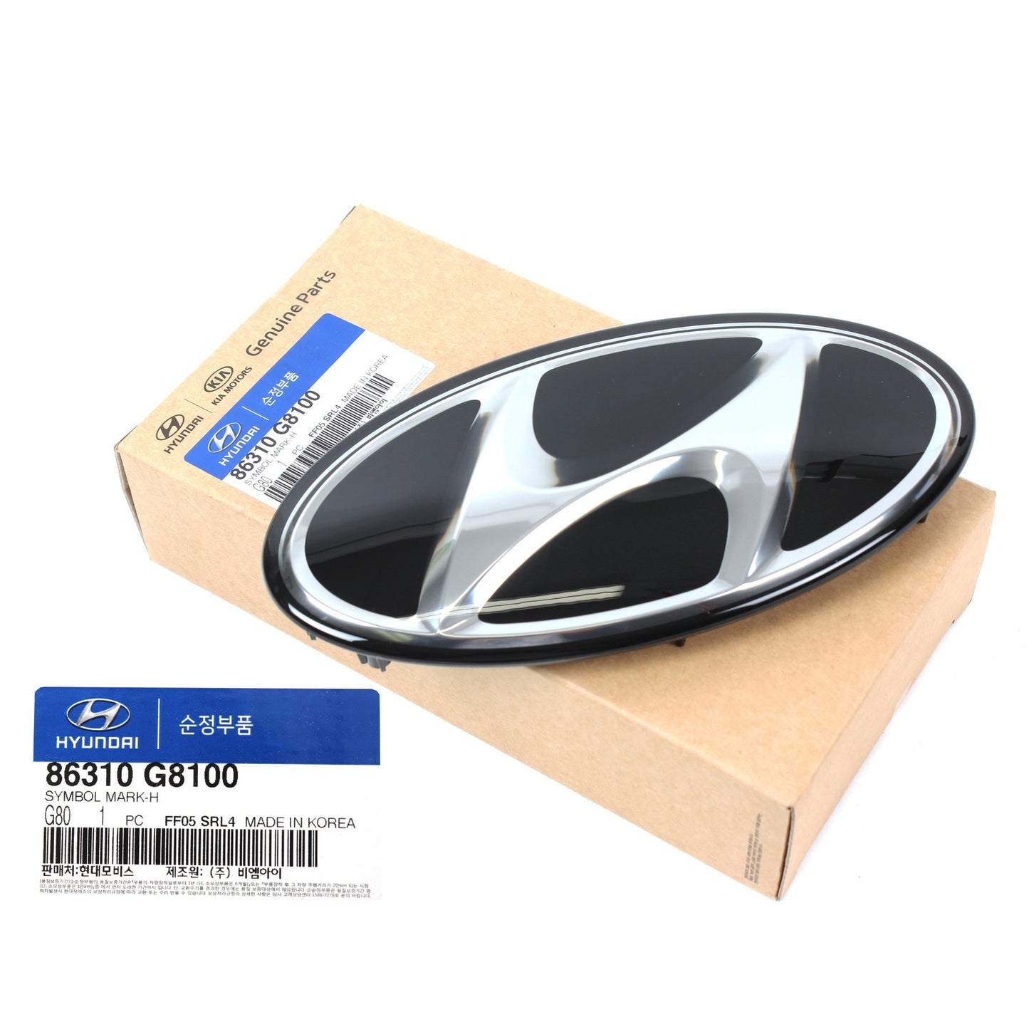 GENUINE 86310G8100 Front Grille Logo Emblem Badge for Hyundai Sonata 2018-2019