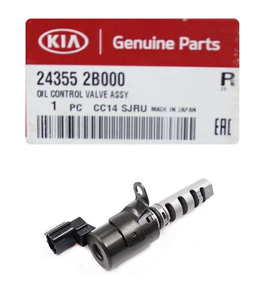 GENUINE 243552B000 Cam Timing Oil Control Solenoid Valve for Hyundai I20 Soul