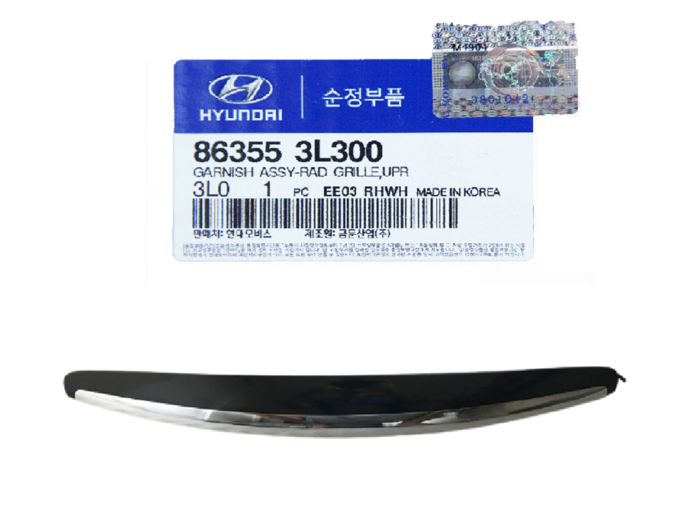 GENUINE Hood Upper Grille Chrome Molding for Hyundai Azera 06-08 863553L300