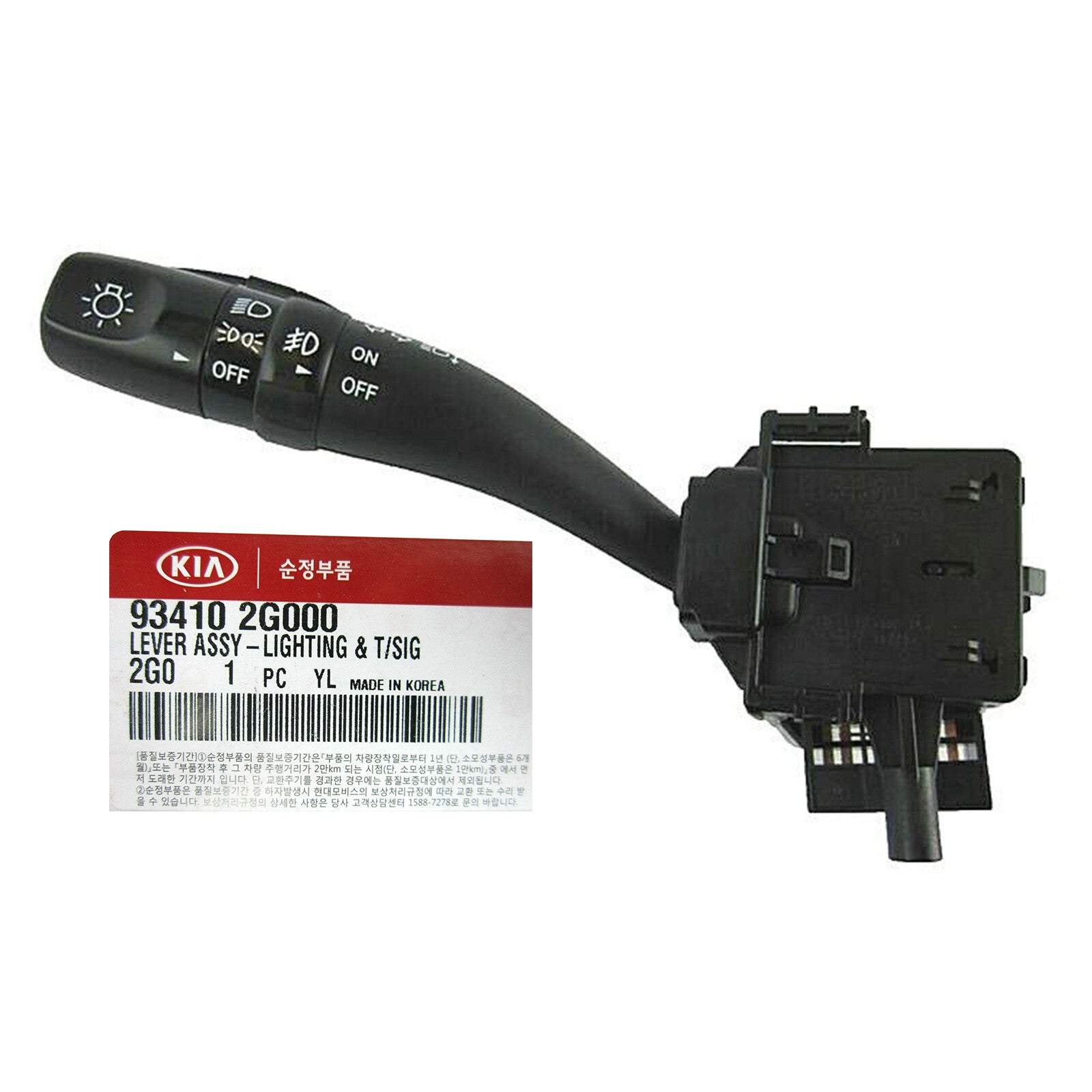 GENUINE 934102G000 Headlight Turn Signal Switch w/o Fog for KIA Optima 06-10