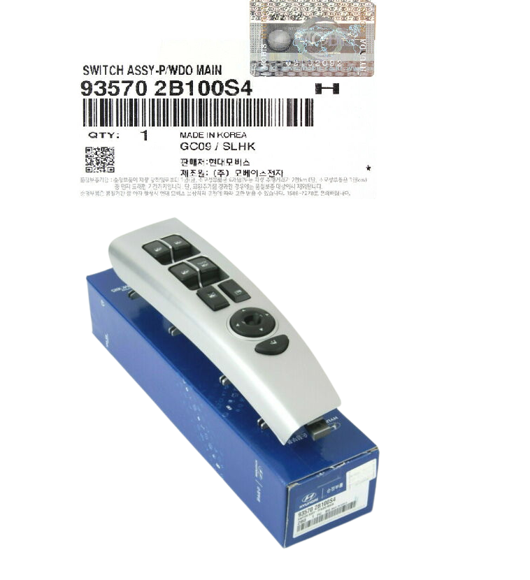 GENUINE Power Window Switch LEFT for Hyundai Santa Fe 07-13 935702B100S4