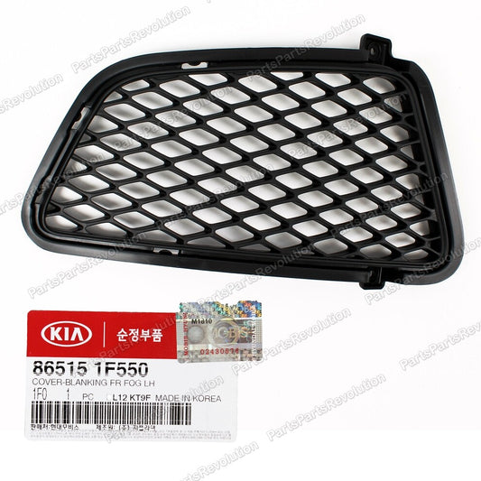 Genuine Front Bumper Blanking Fog Lamp Hole Cover LEFT for Kia Sportage 09-10