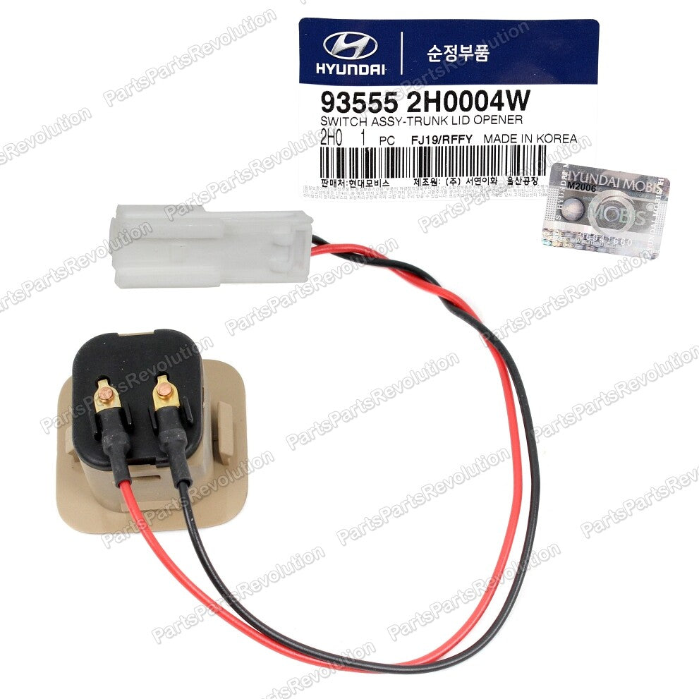 GENUINE Trunk Lid Opener Switch 935552H0004W for Hyundai 2007-2010 Elantra