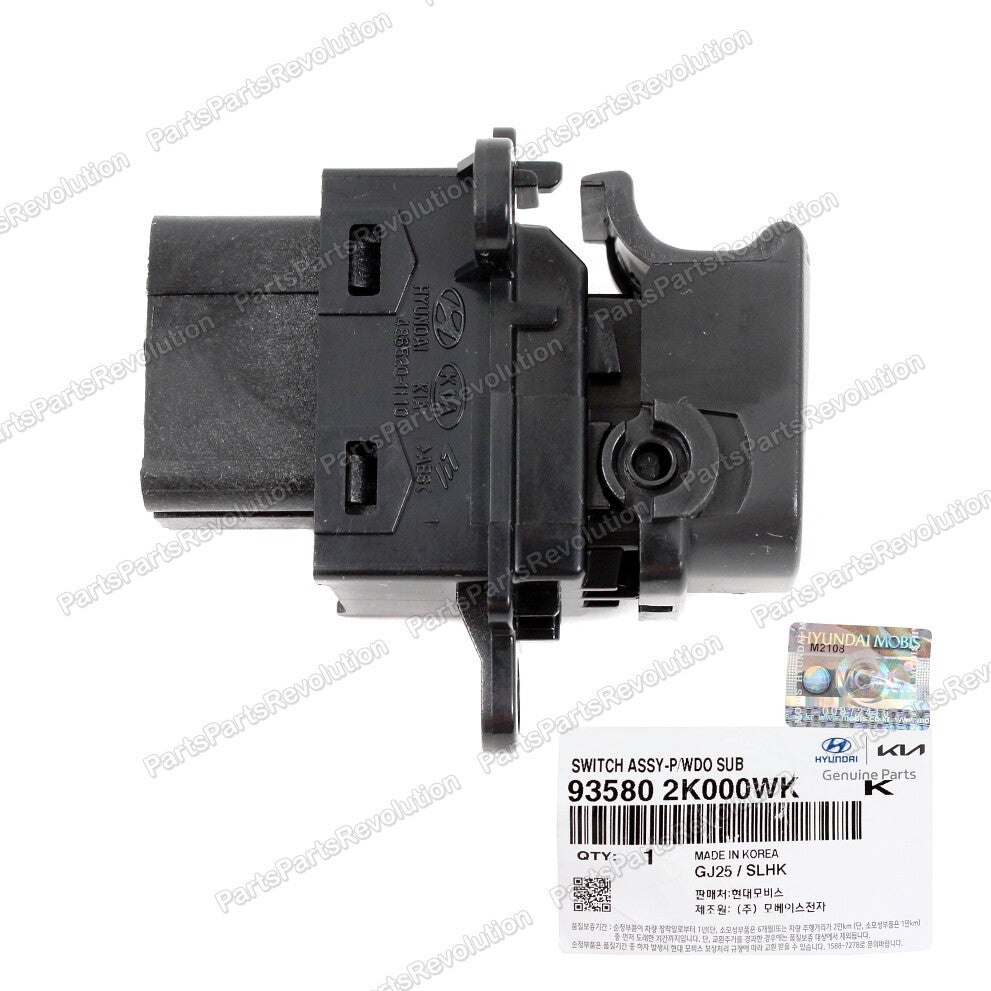 GENUINE Power Window Switch Rear Left or Right 935802K000WK for Kia 10-13 Soul