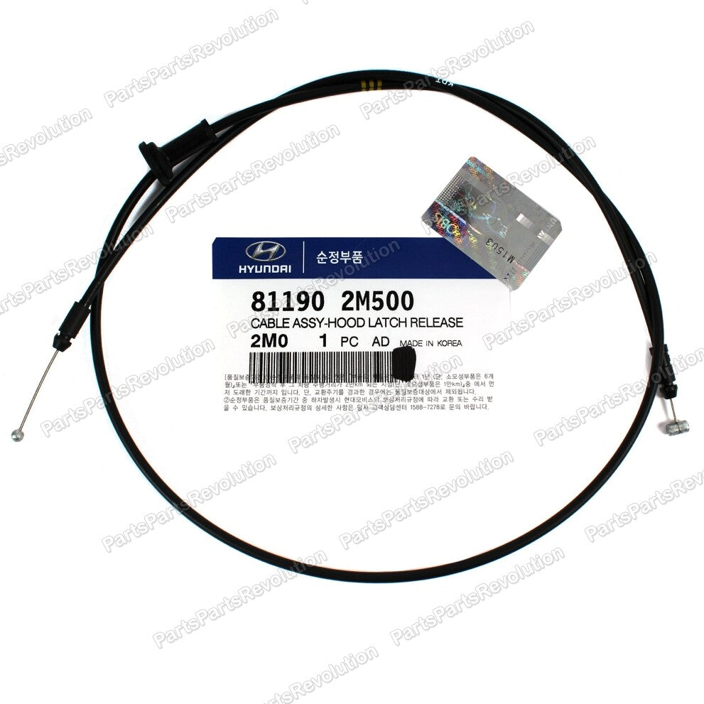 GENUINE Latch Release Cable Hood 811902M500 for Hyundai Genesis Coupe 13-15