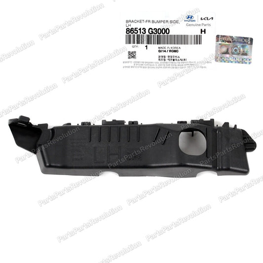 GENUINE Bumper Bracket Front Left 86513G3000 for Hyundai Elantra GT 18-20