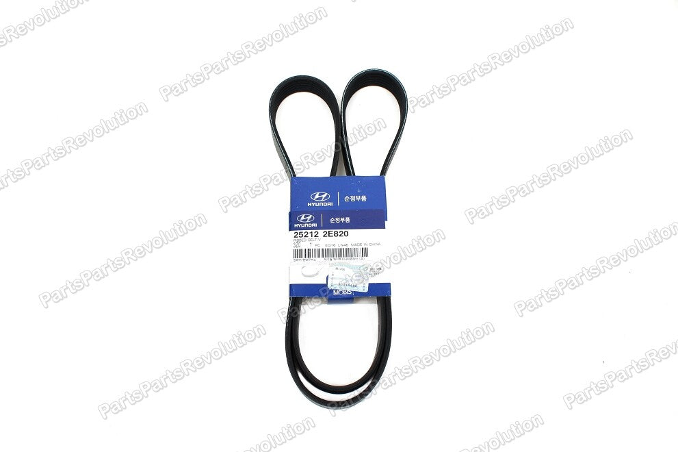 GENUINE V-RIBBED BELT for 11-16 Hyundai ELANTRA TUCSON FORTE SOUL OEM 252122E820