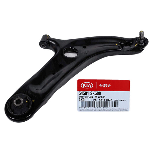 GENUINE 545012K500 Front Lower Right Control Arm for 2WD KIA Soul 2010-2013