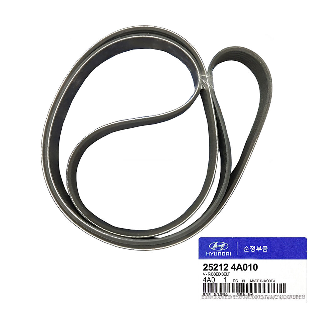 GENUINE 252124A010 Ribbed Serpentine Belt Drive V for Hyundai & KIA
