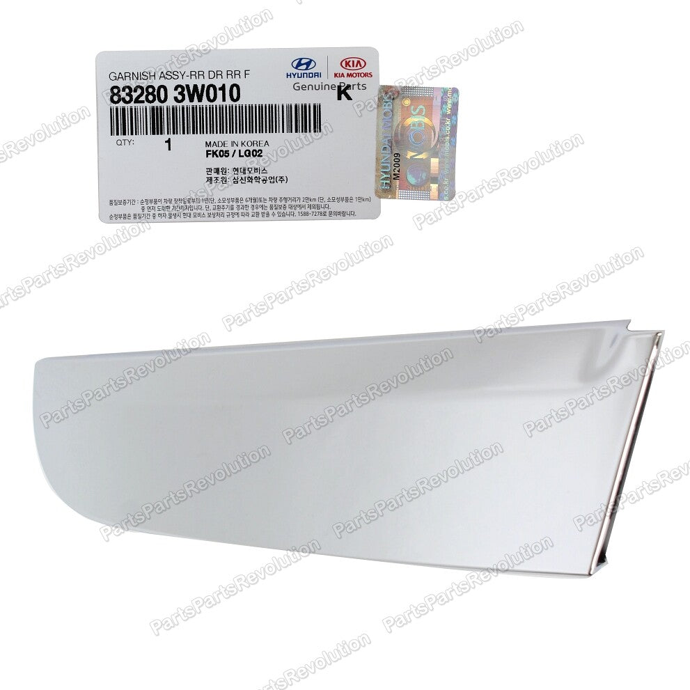 C Pillar Molding Chrome Rear Right 832803W010 for Kia Sportage 11-15