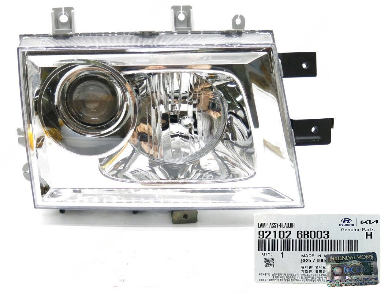 GENUINE 921026B003 Front Right Headlight for Hyundai Mega Truck 08EM