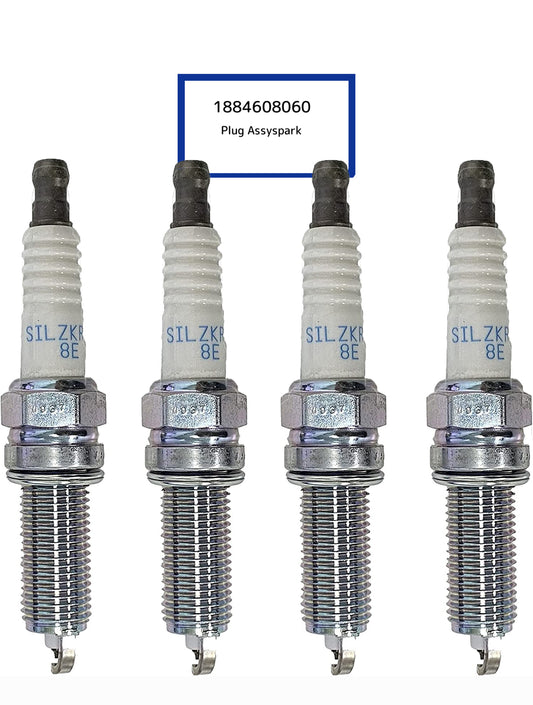 GENUINE 1884608060 Ignition-Spark Plug 4Pcs  for HYUNDAI 13-16 Veloster 1.6L L4