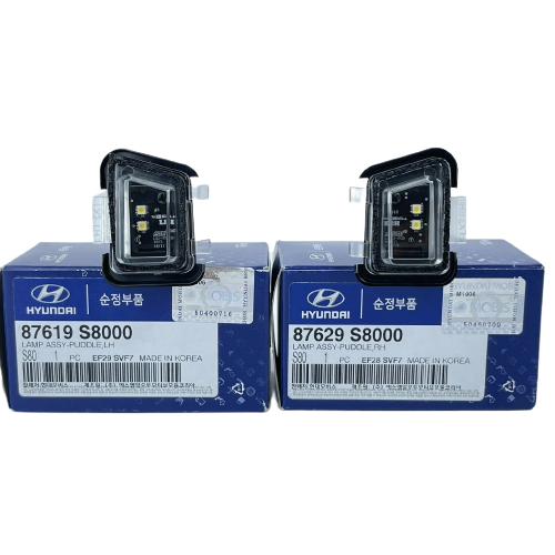 GENUINE 1Set LAMP PUDDLE LH and RH for Hyundai Palisade 87619S8000 & 87629S8000