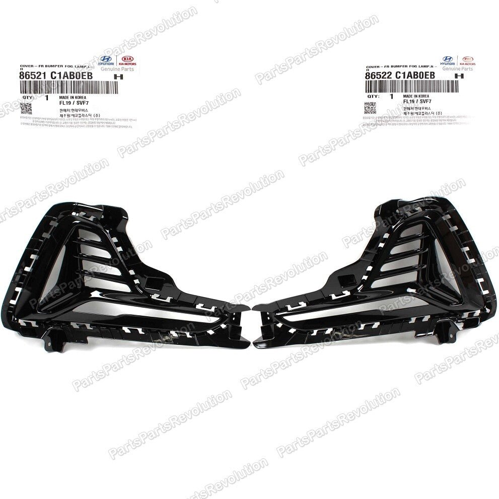Fog Lamp Light Cover RIGHT for 18-19 Hyundai Sonata 86522C1AB0EB