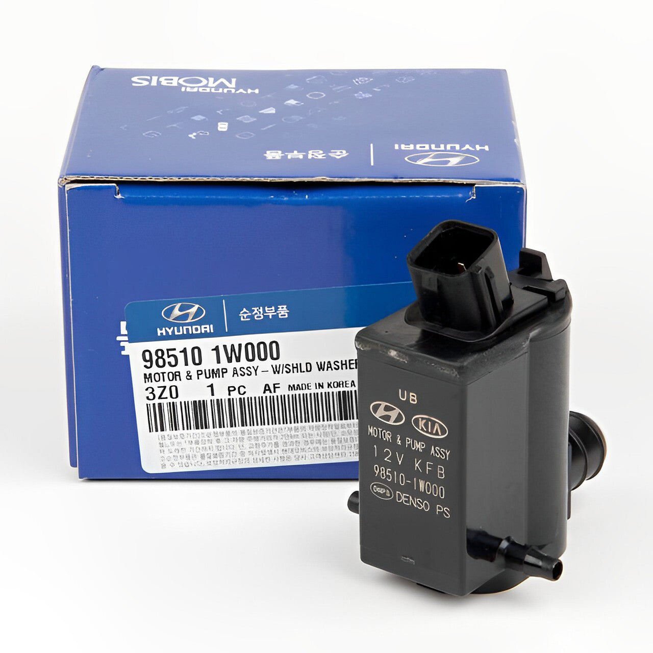 GENUINE 985101W000 Windshield Washer Pump for Hyundai Santa Fe & Accent 2016-17