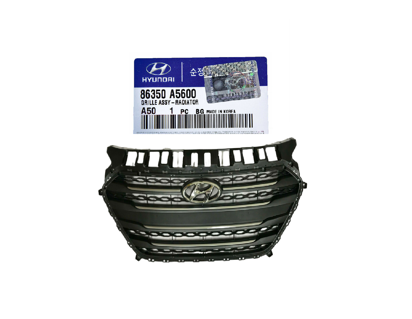 GENUINE Parts Front Radiator Hood Grille Cover Trim for Elantra 15-16 86350A5600