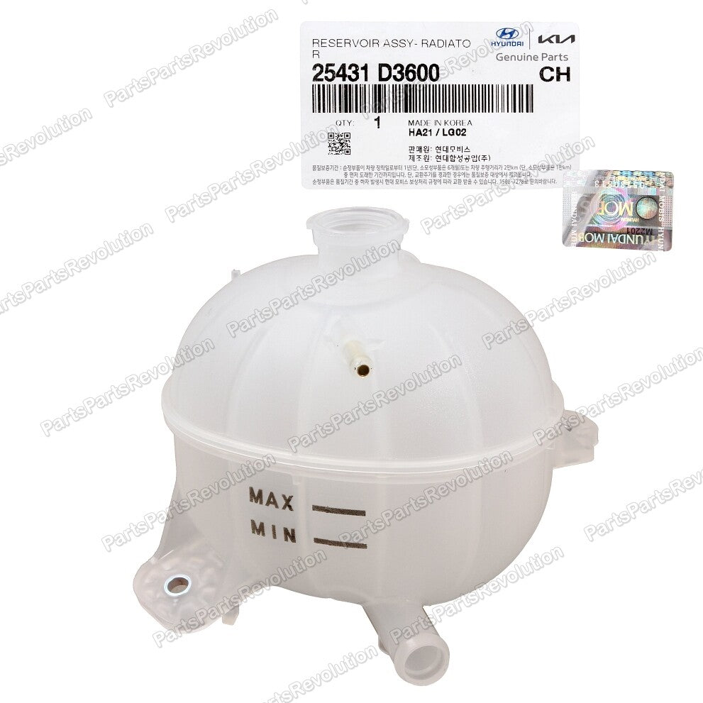 GENUINE Engine Coolant Reservoir Tank for 2016-2021 Hyundai Tucson 25431D3600