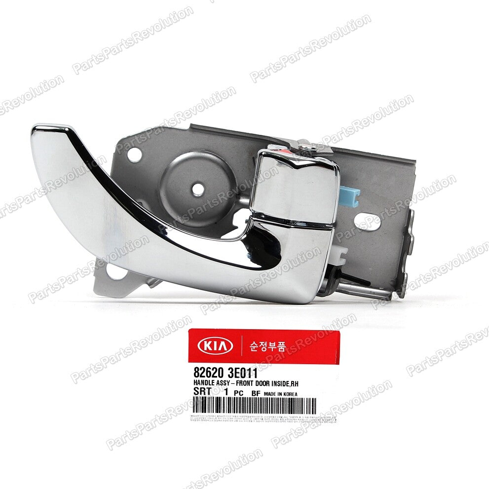Inside Door Handle Chrome Front Right 826203E011 for Kia 2003-2009 Sorento