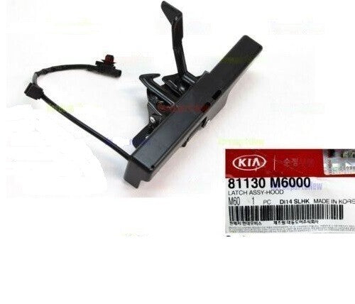 GENUINE 81130M6000 Hood Lock Latch for KIA Forte Sedan 1.6L, 2.0L 2019-2022
