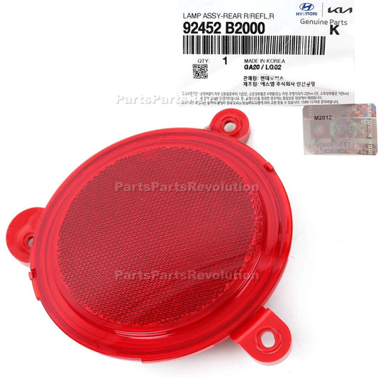 Bumper Reflector Rear Right 92452B2000 for Kia Soul 2014-2016