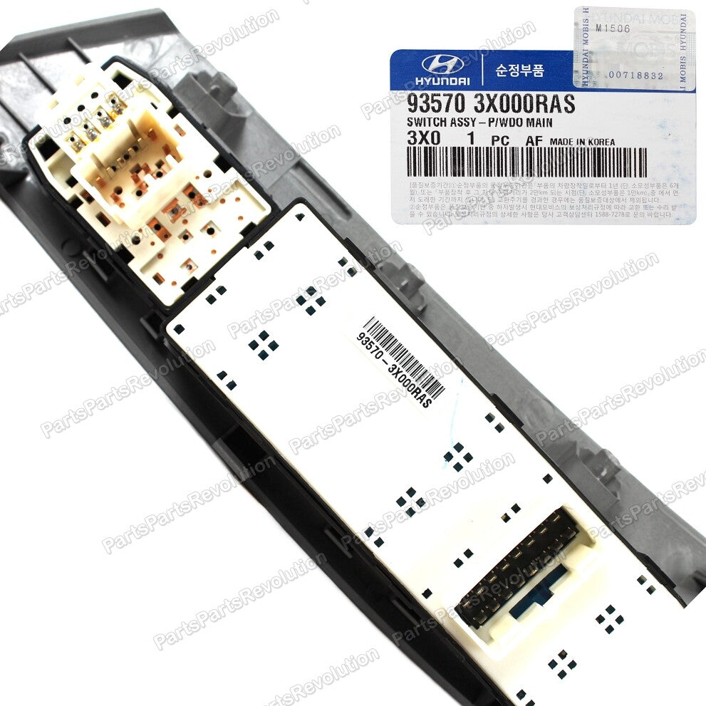 Window Switch Gray Left 935703X000RAS for Hyundai 2011-2013 Elantra