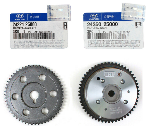 GENUINE 2435025000 CVVT Intake Gear & Sprocket for Sonata Optima 2.4L 06-08