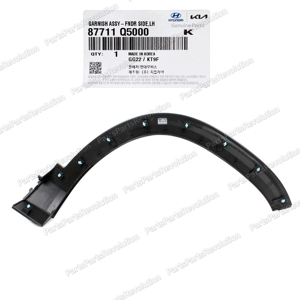 Fender Wheel Molding Side Front Left 87711Q5000 for Kia Seltos 21-23