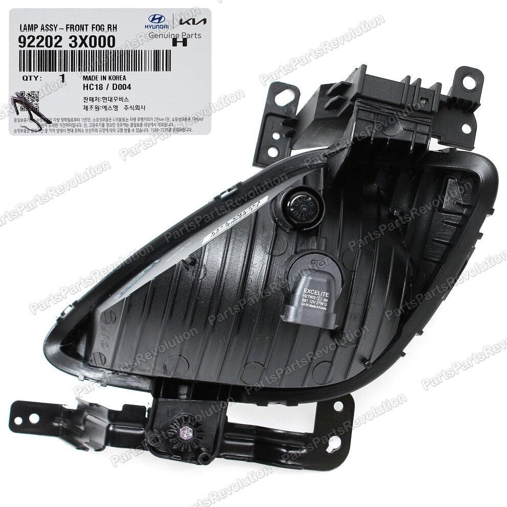 GENUINE Fog Lamp Light PASSENGER 922023X000 for 11-13 Hyundai Elantra