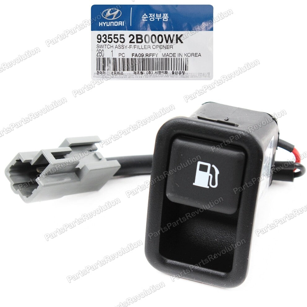 Fuel Gas Door Button Switch Black 935552B000WK for Hyundai 2007-2009 SantaFe
