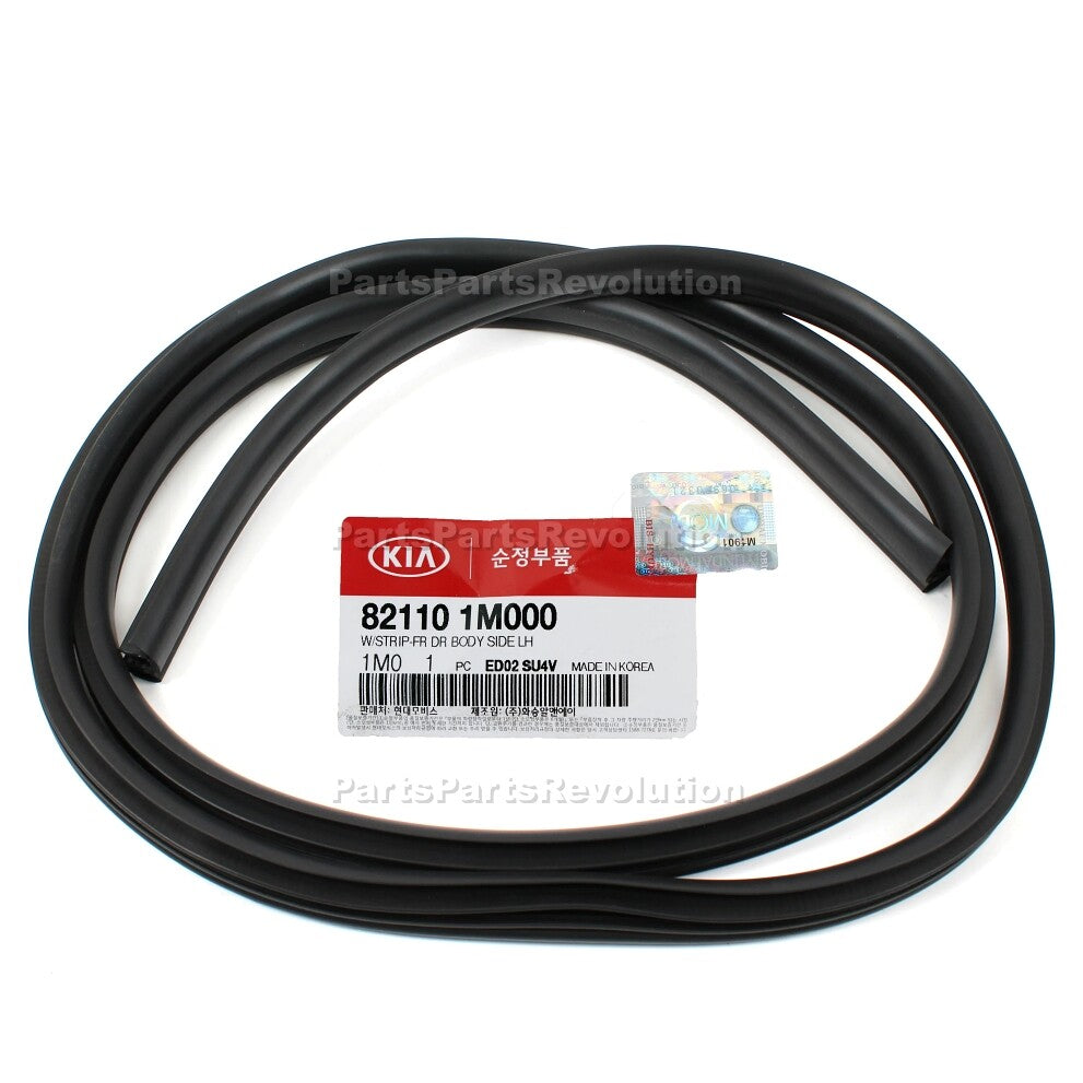 GENUINE WEATHER STRIP FRONT LEFT DRIVER for 2010-2013 KIA FORTE OEM 821101M000