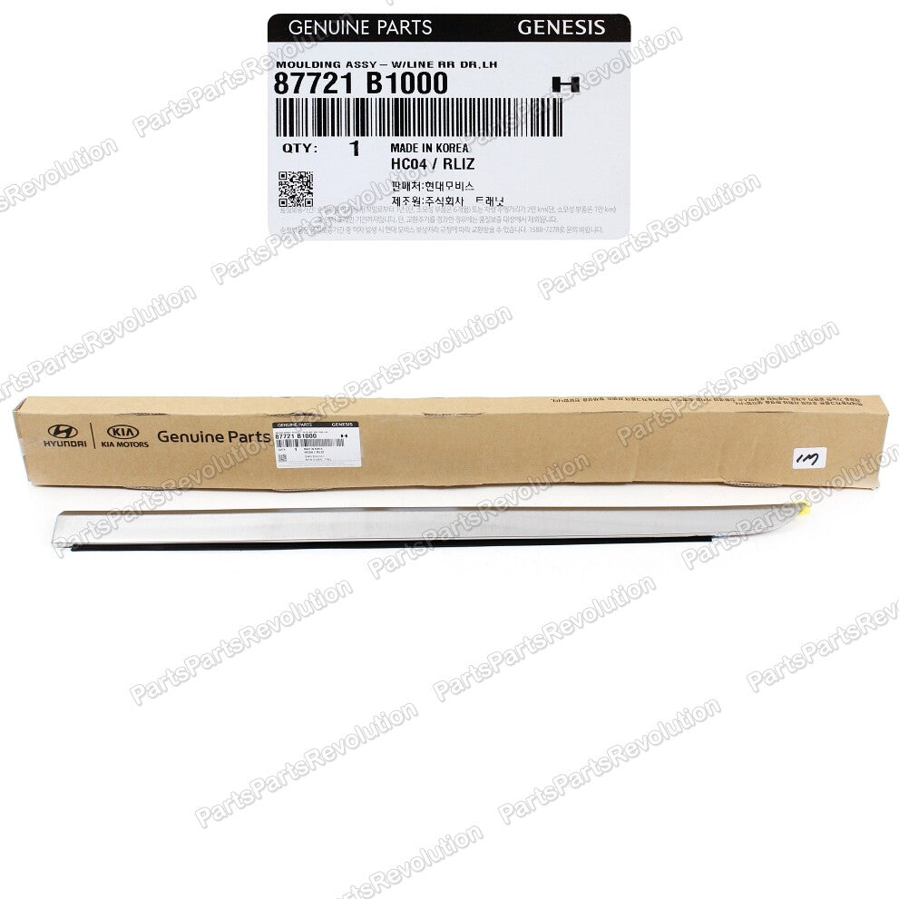 Door Molding Rear Left 87721B1000 for Genesis G80 2015-2020