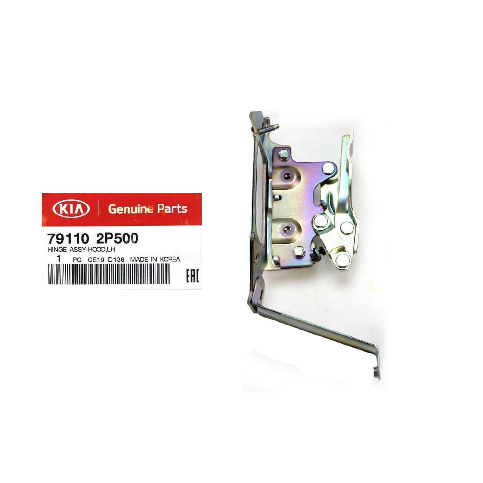 GENUINE 791102P500 Hood Hinge Assembly Left for Kia Sorento 2012-2020