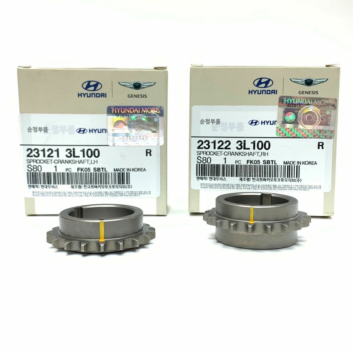 GENUINE Crankshaft Gear Sprocket for Hyundai Genesis G80 18-20 231213L100