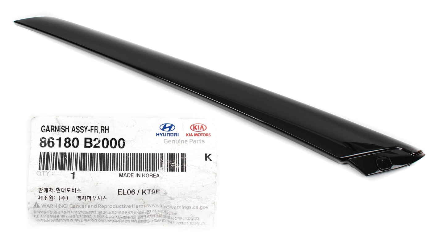 GENUINE 86180B2000 Front Right Windshield Pillar Moulding for KIA Soul 2014-2019