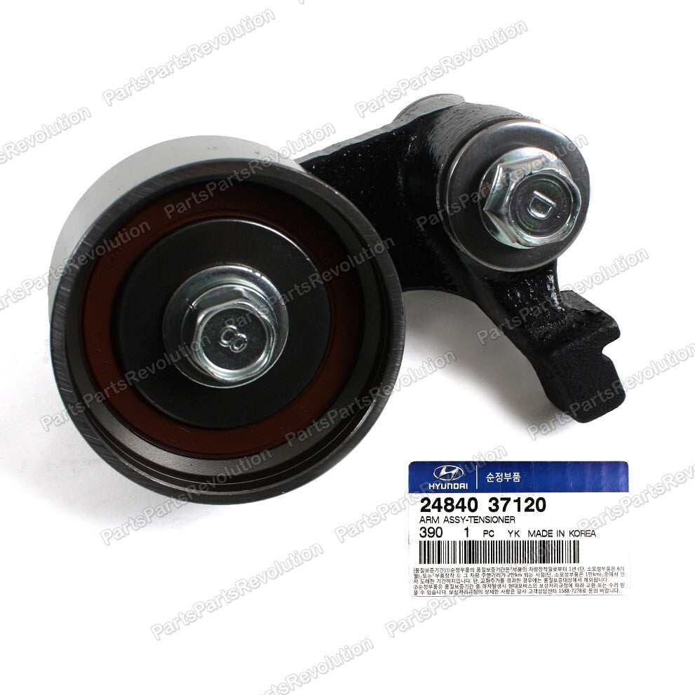 Belt Tensioner 2484037120 for Hyundai 01-09 Kia 01-10 Tucson SantaFe Sportage