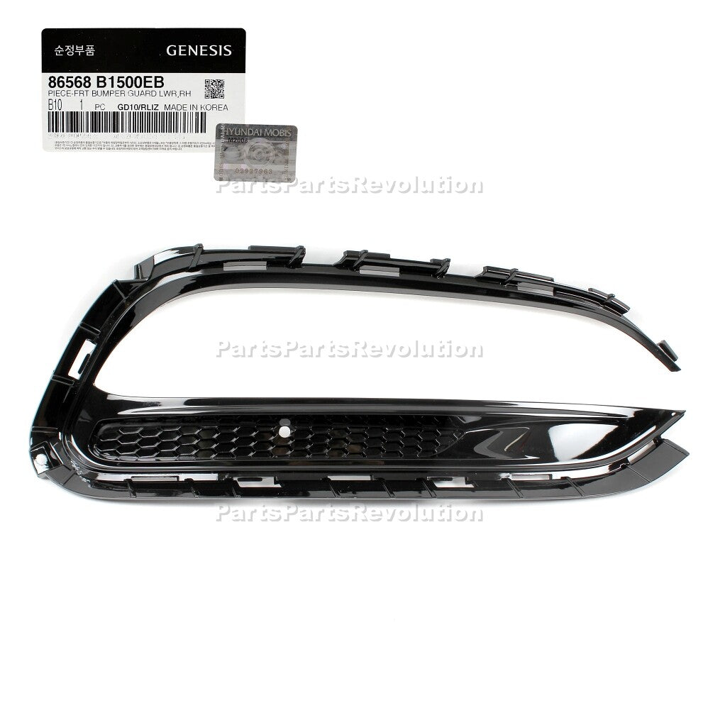 GENUINE Fog Lamp Grille Cover RIGHT PASSENGER for 18-20 GENESIS G80 86568B1500EB