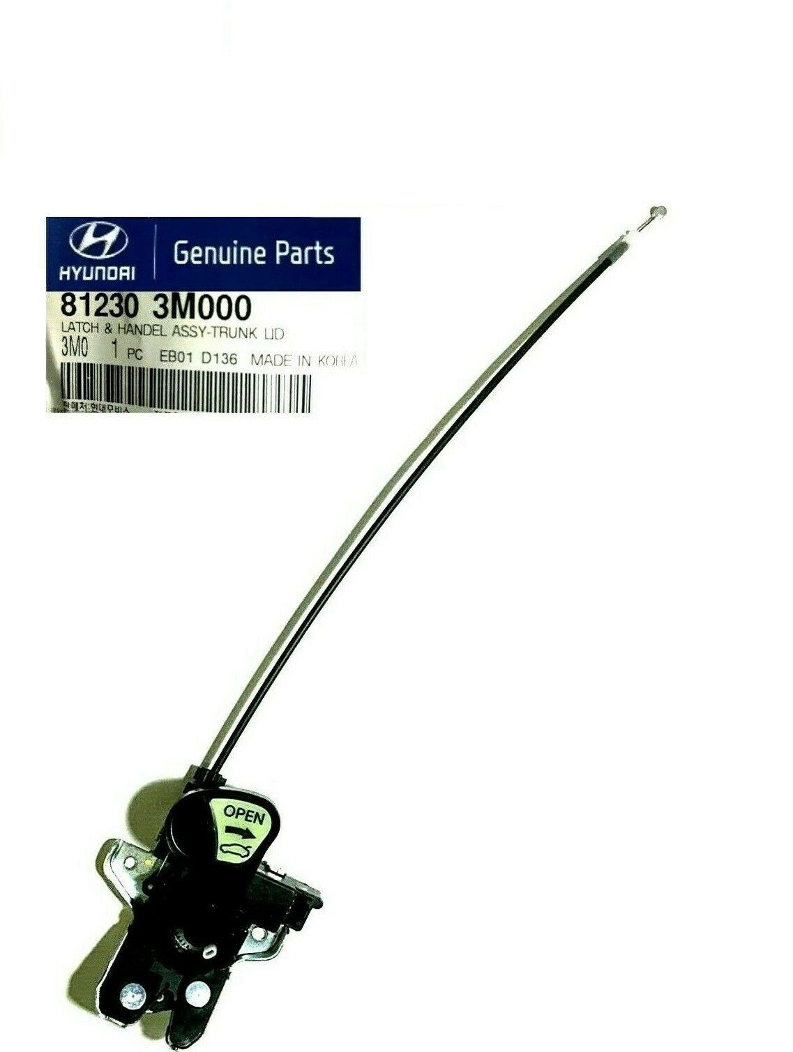 GENUINE Trunk Lock Actuator for Hyundai Genesis Sedan 09-14 812303M000