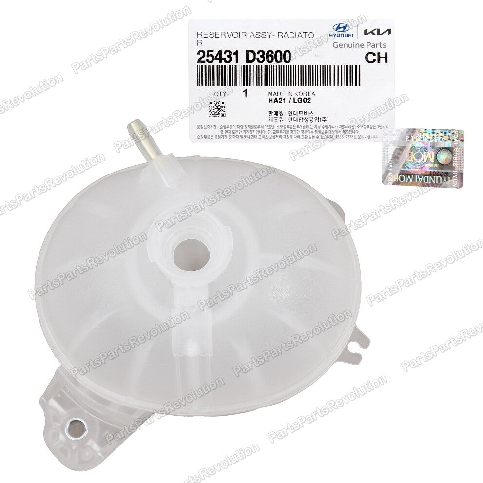 GENUINE Engine Coolant Reservoir Tank for 2016-2021 Hyundai Tucson 25431D3600