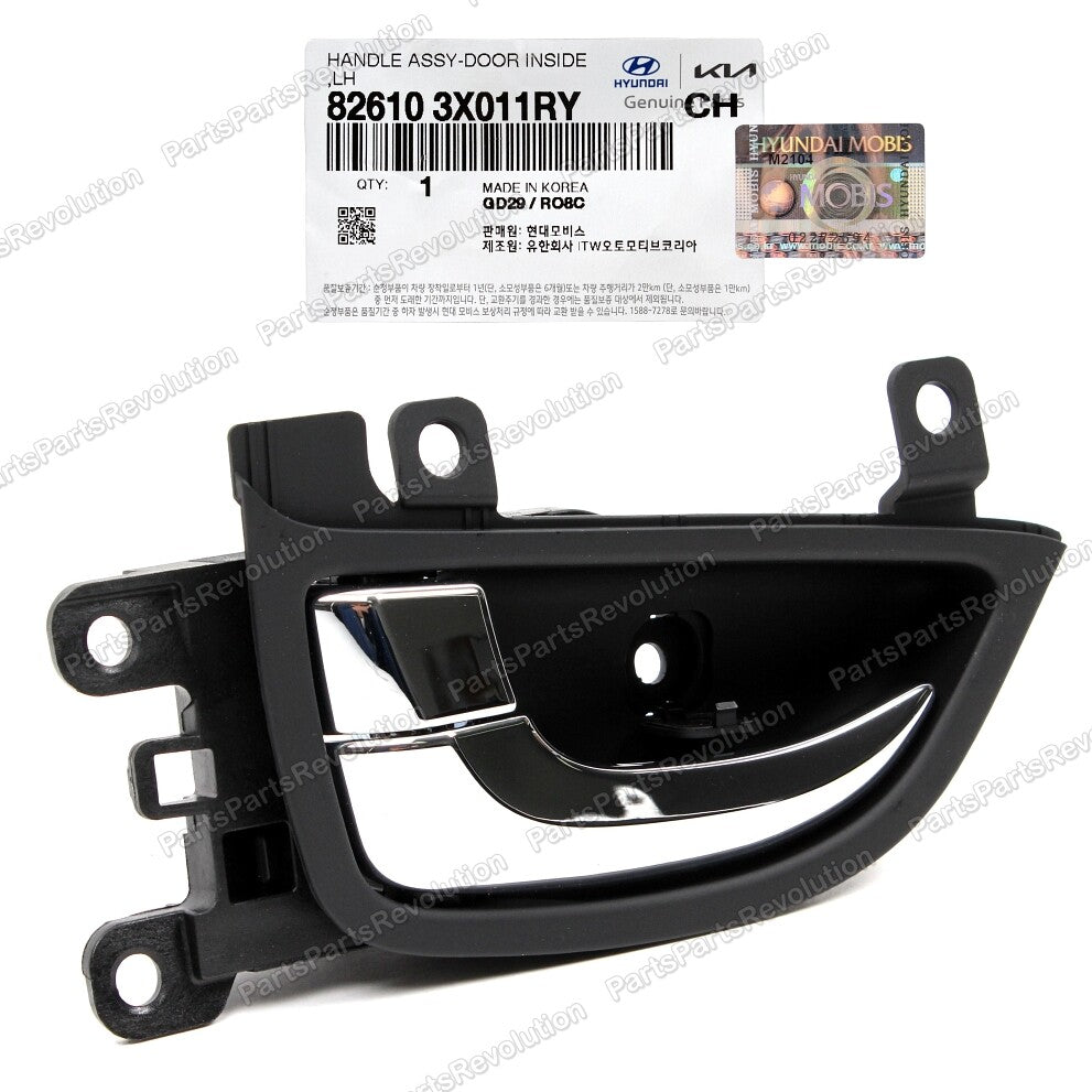 Inside Door Handle Chrome Front Left 826103X011RY for Hyudnai 2014-2016 Elantra