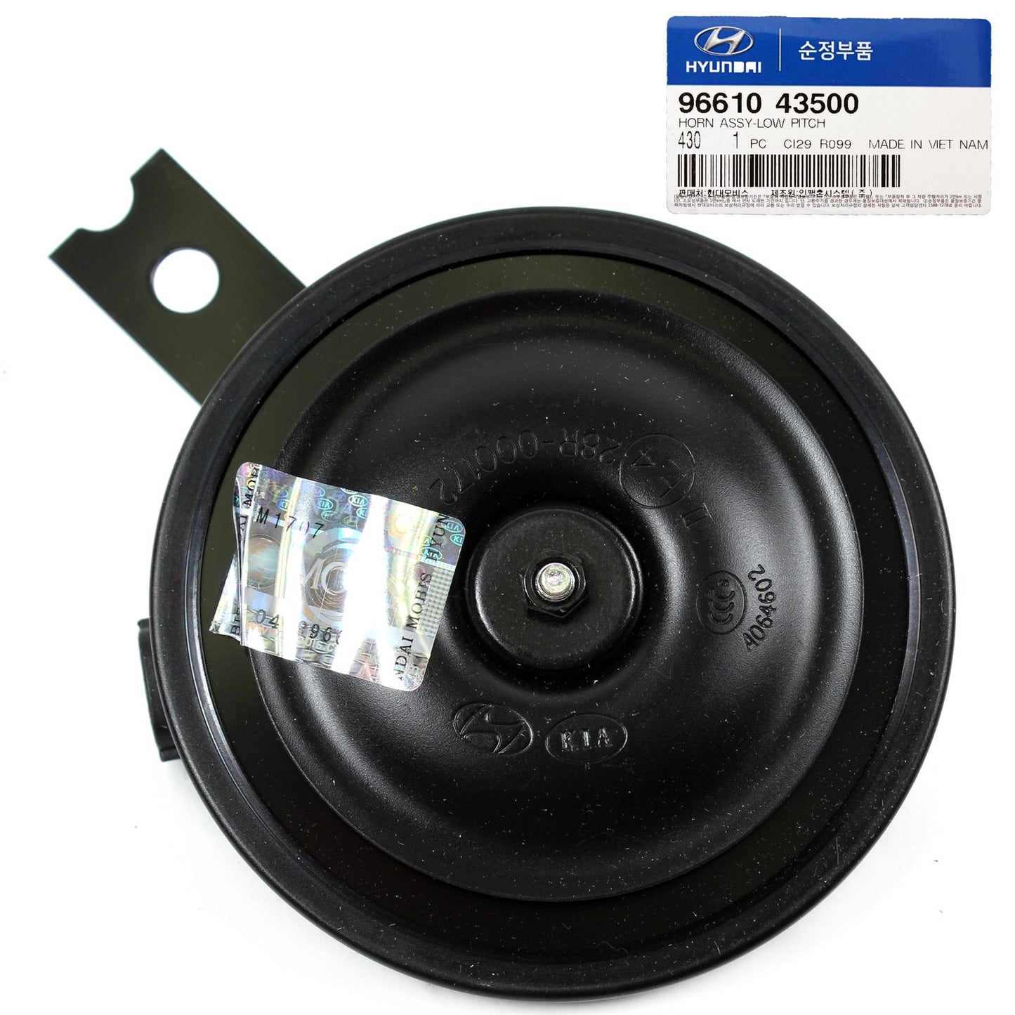 GENUINE 9661043500 Front Right Low Pitch Signal Horn for Hyundai Tucson JM 05-10